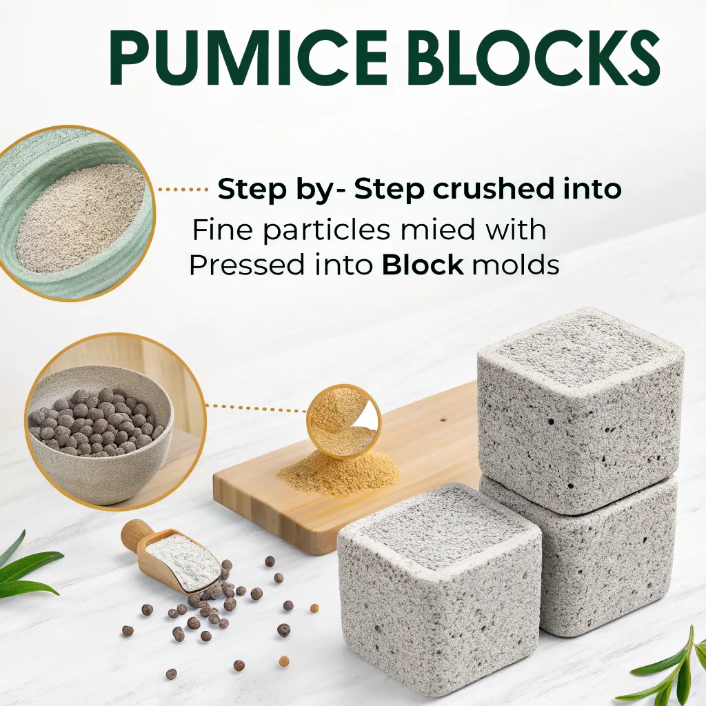  تولید بلوک با پوکه معدنی