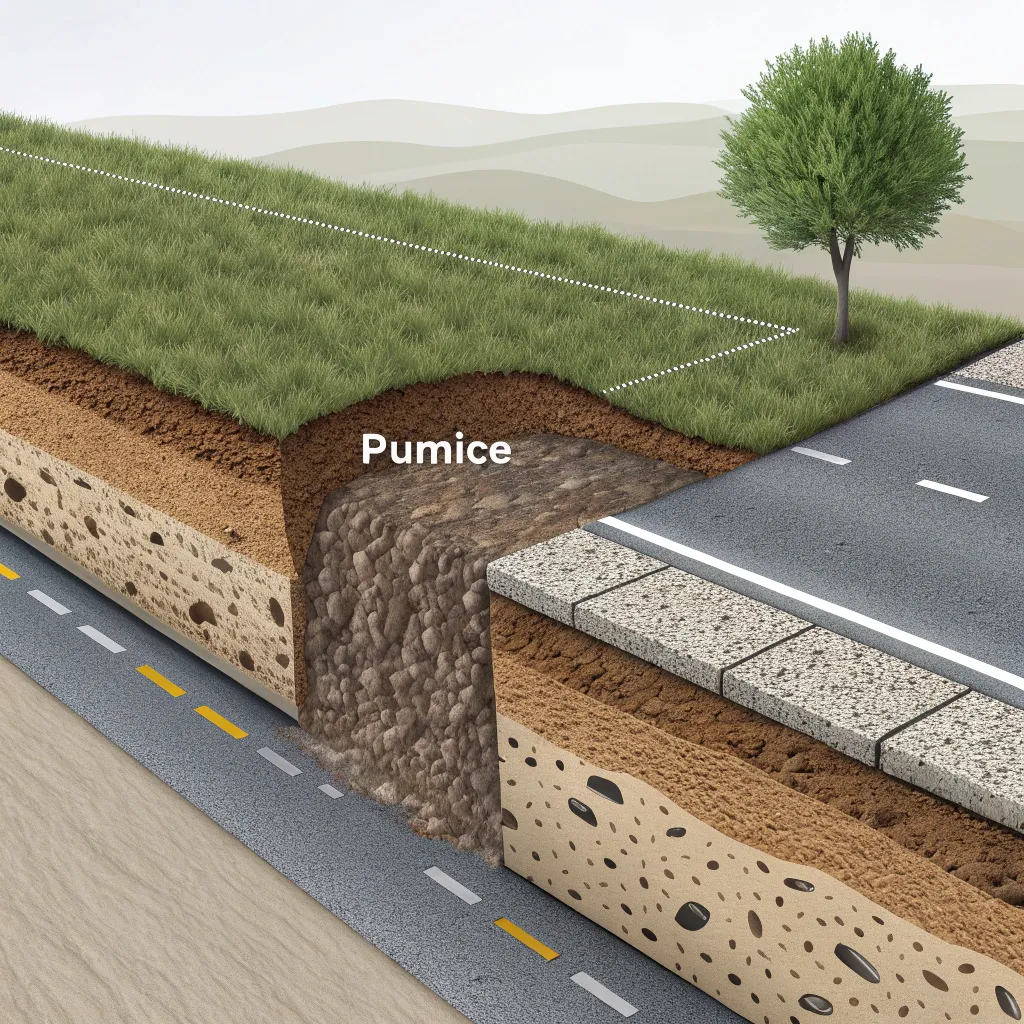 کاربرد پوکه در جاده‌سازی
