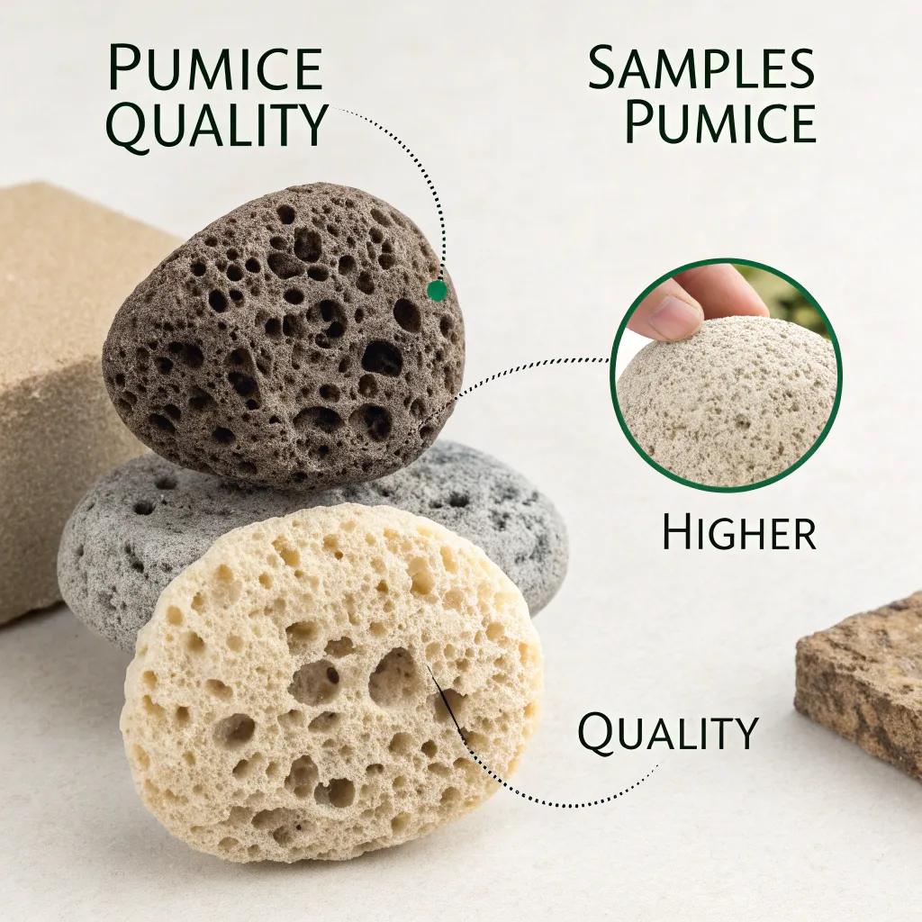 نحوه تشخیص کیفیت پوکه معدنی