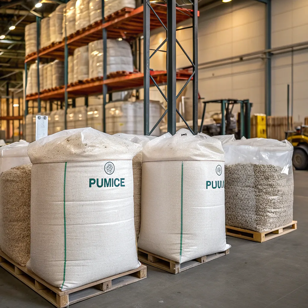 بسته‌بندی پوکه معدنی به صورت کیسه و جامبو