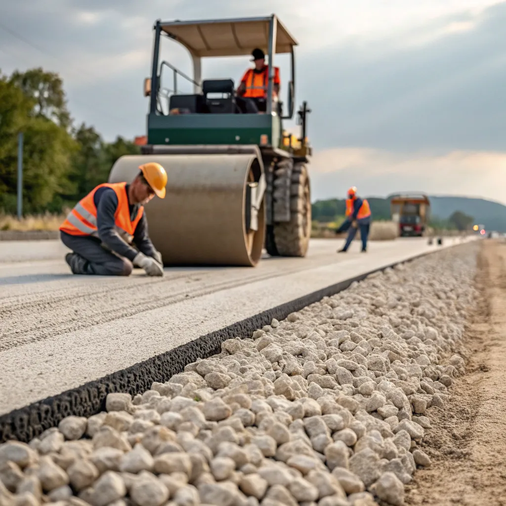 کاربرد پوکه در جاده‌سازی