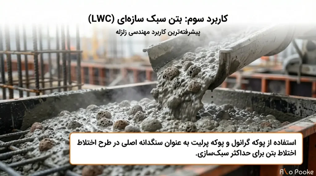 نقش پوکه معدنی در ساخت‌وساز مقاوم به زلزله و کاهش بار ساختمان
