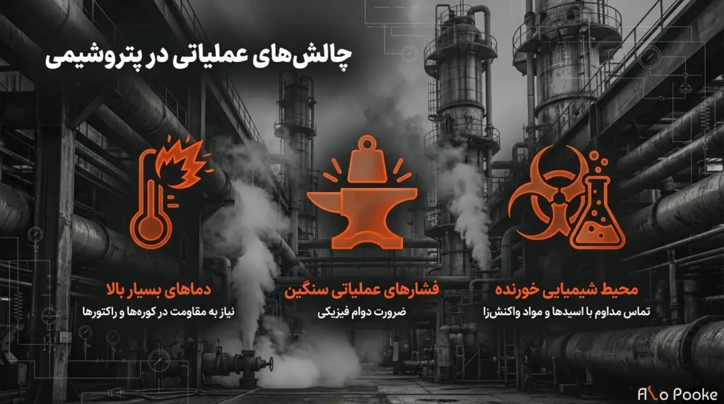 کاربرد پوکه معدنی در صنعت پتروشیمی