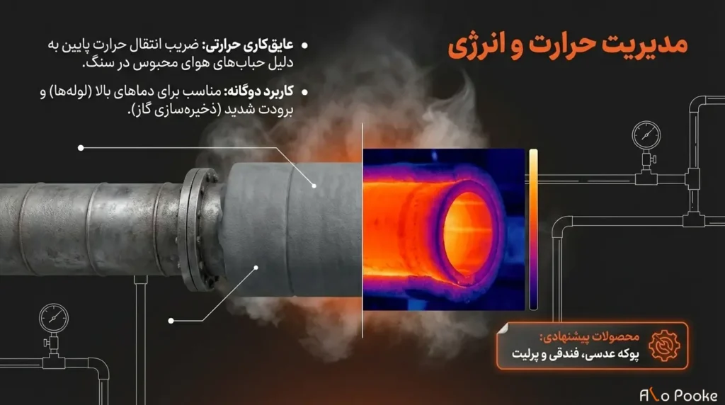 کاربرد پوکه معدنی در صنعت پتروشیمی
