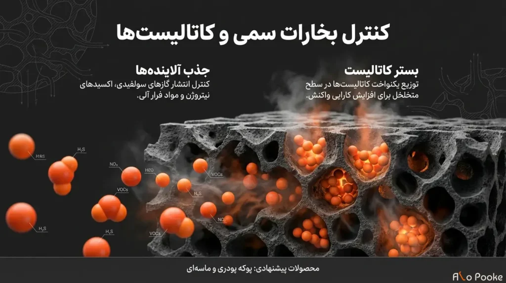 کاربرد پوکه معدنی در صنعت پتروشیمی
