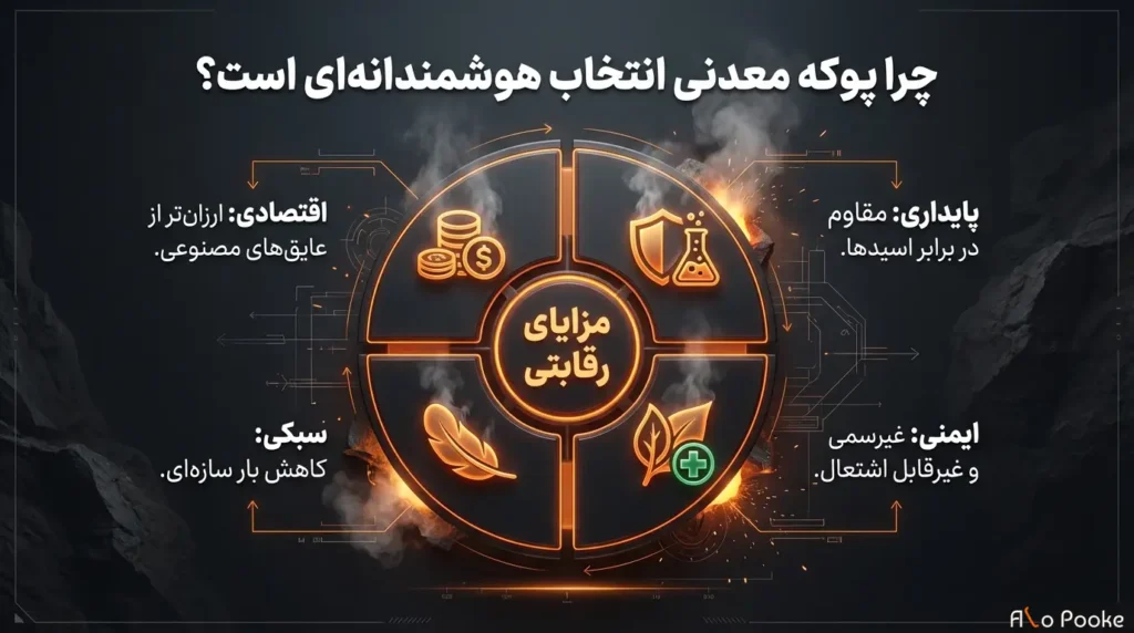 کاربرد پوکه معدنی در صنعت پتروشیمی