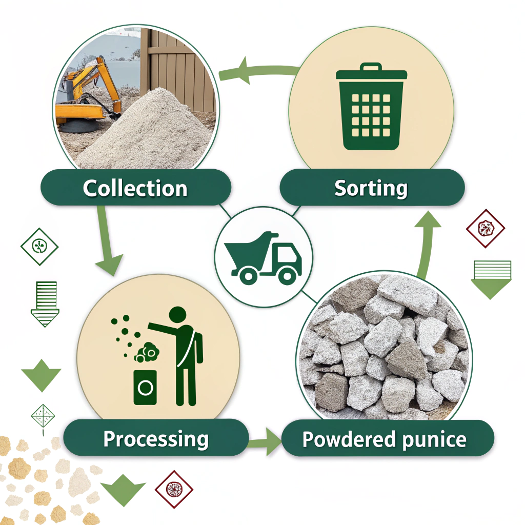 پوکه معدنی در فرآیند بازیافت و حفاظت از محیطزیست