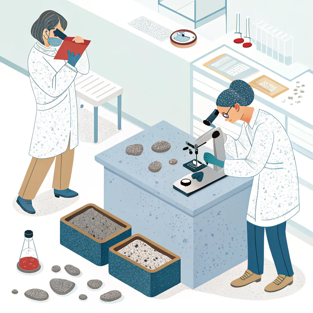 روش‌های عملی تست کیفیت پوکه معدنی