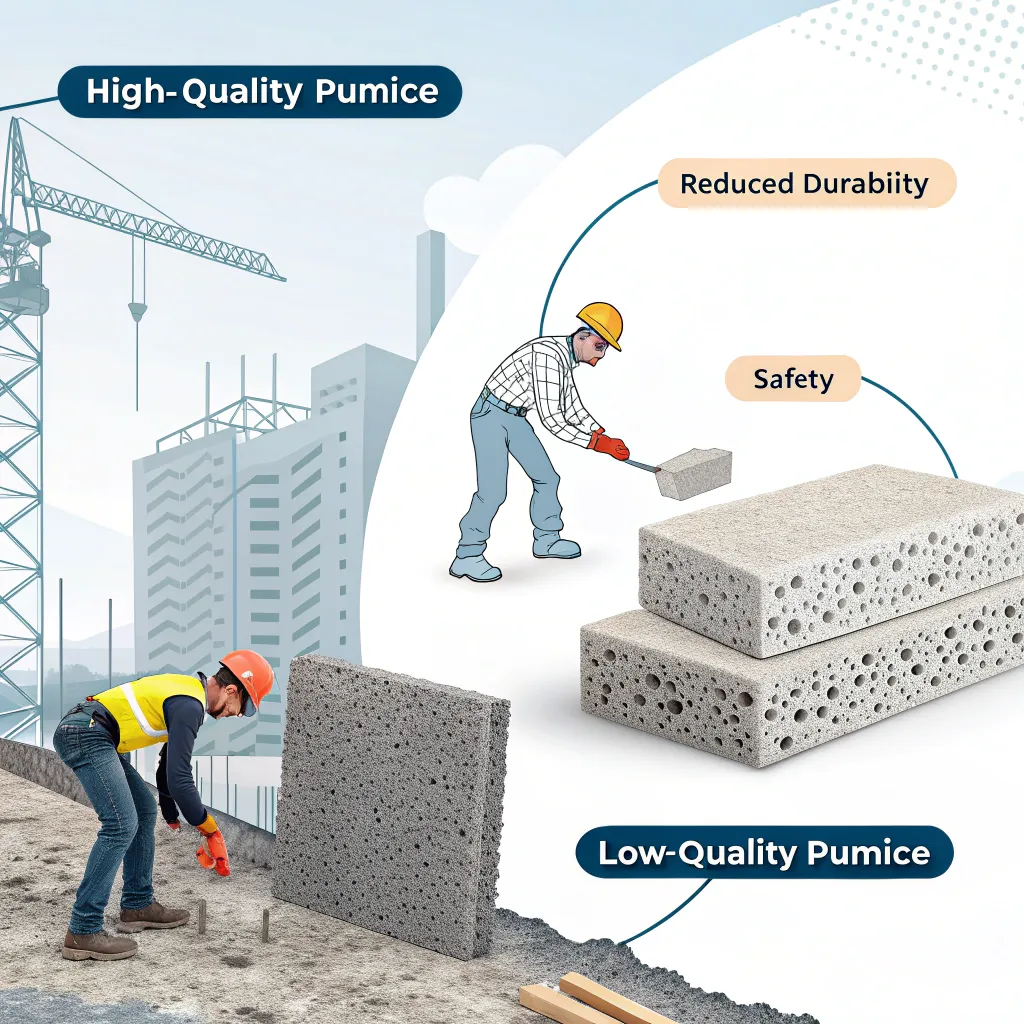 تفاوت پوکه معدنی مرغوب و بی‌کیفیت