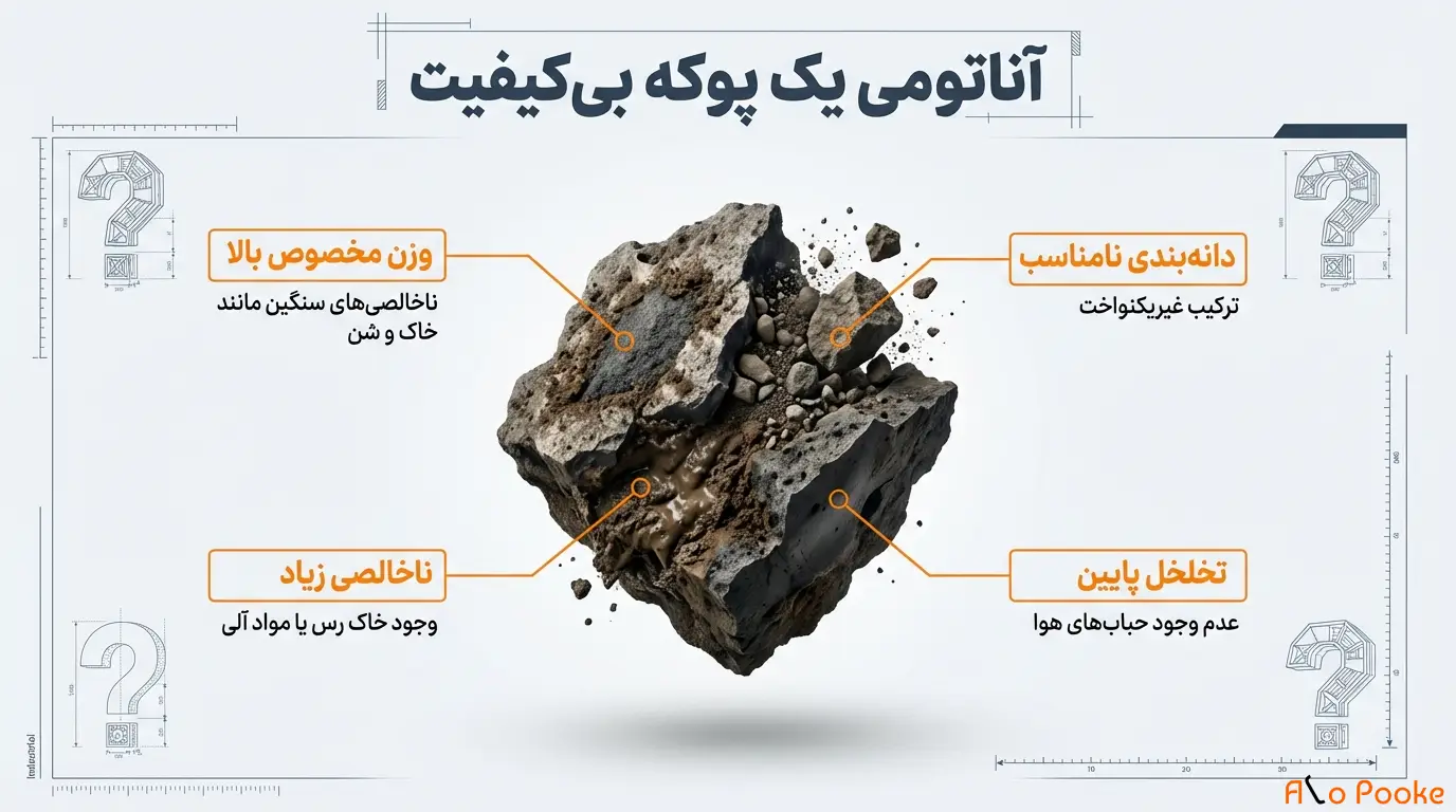 آیا پوکه بی_کیفیت می_تواند به پروژه آسیب بزند؟ 