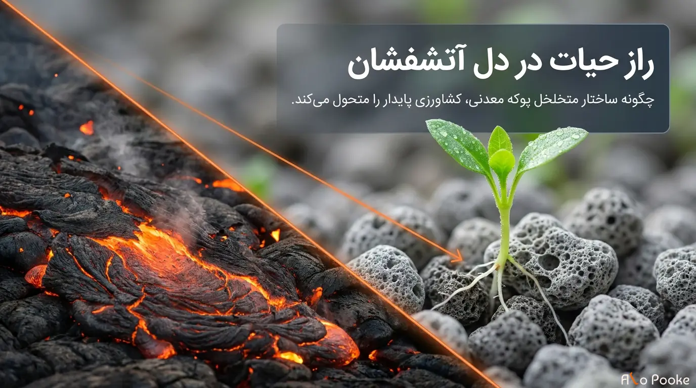 استفاده از پوکه معدنی برای بهبود شرایط رشد گیاهان