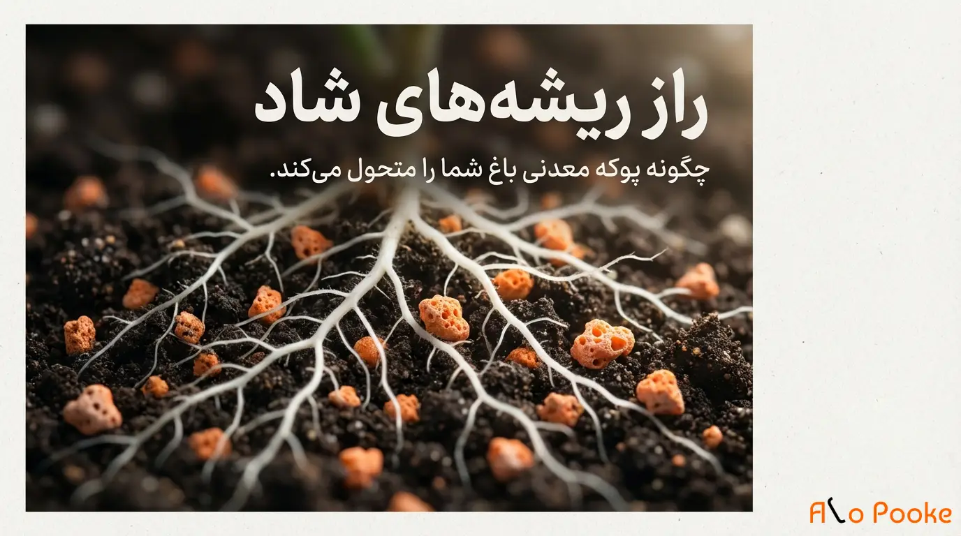 استفاده از پوکه معدنی برای بهبود شرایط رشد گیاهان