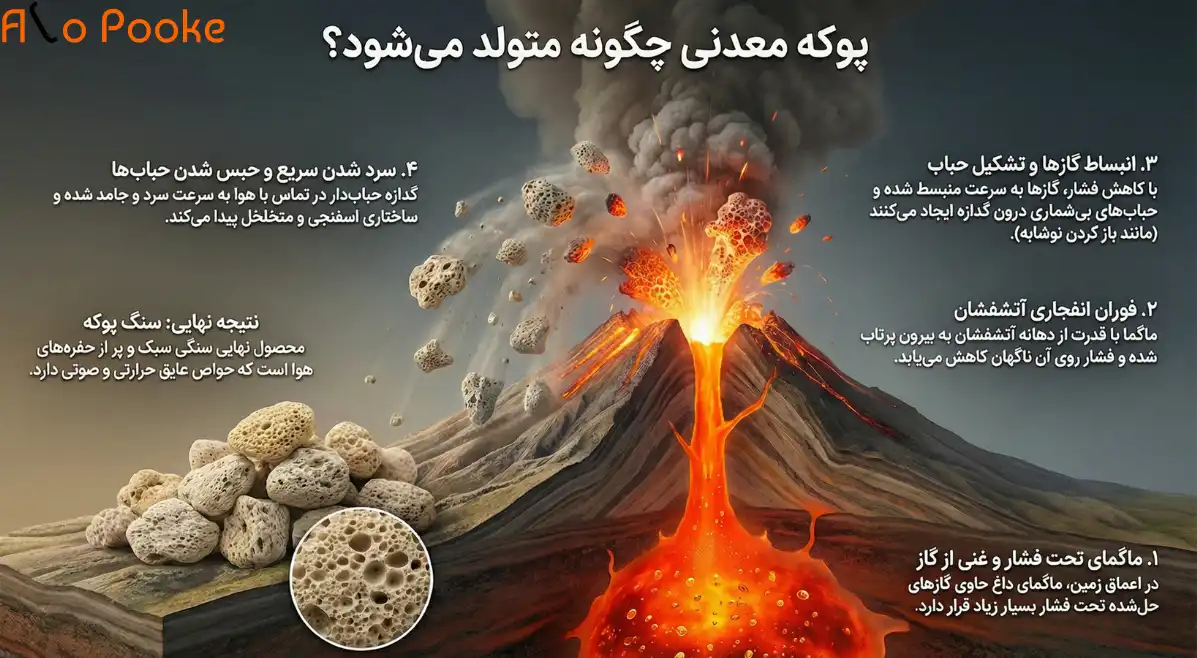 تشکیل پوکه معدنی