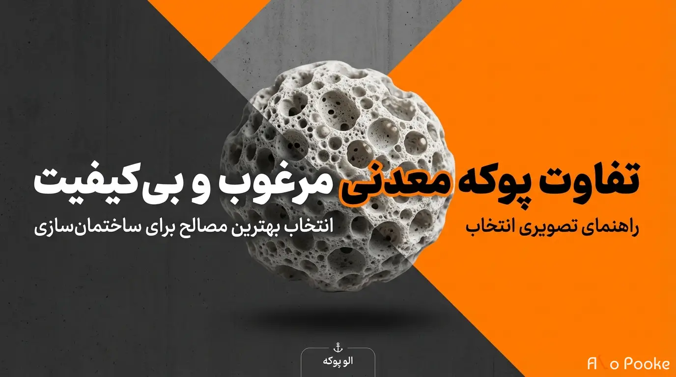 تفاوت پوکه معدنی مرغوب و بی‌کیفیت