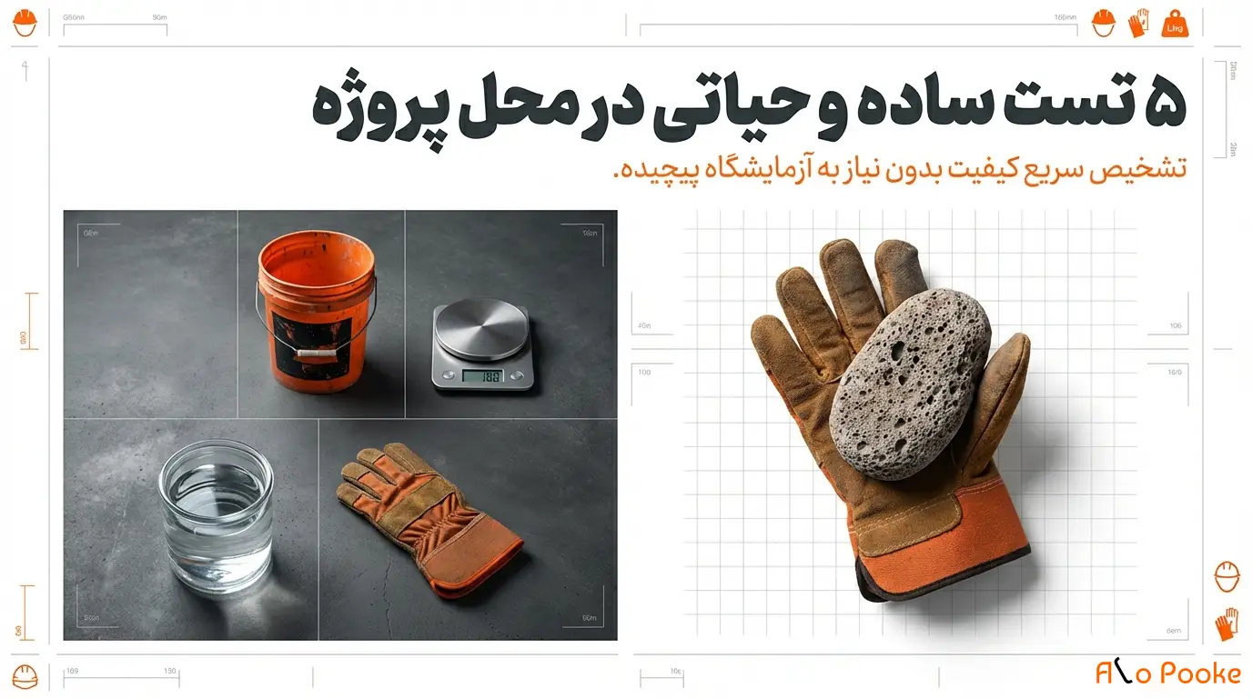 روش_های آزمایش کیفیت پوکه معدنی