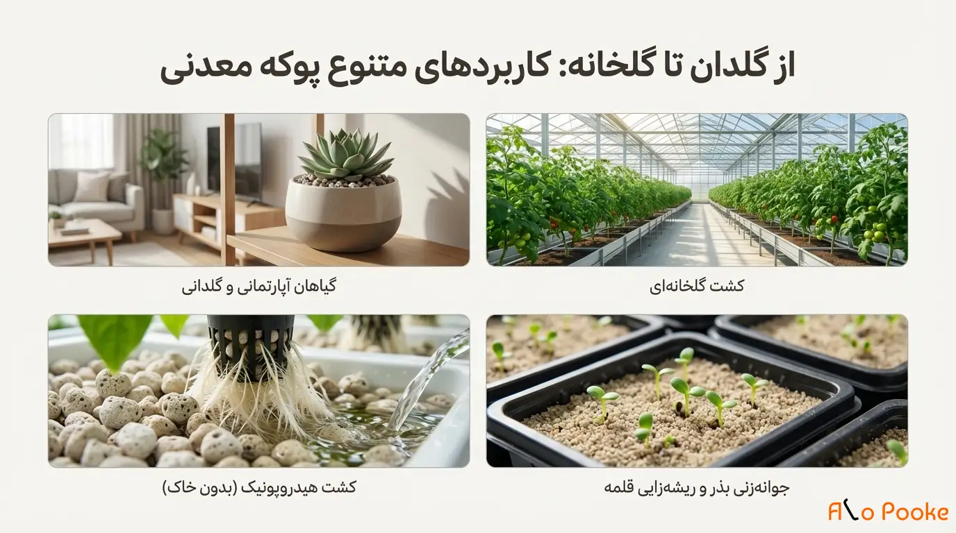 فواید استفاده از پوکه معدنی در کشاورزی پایدار