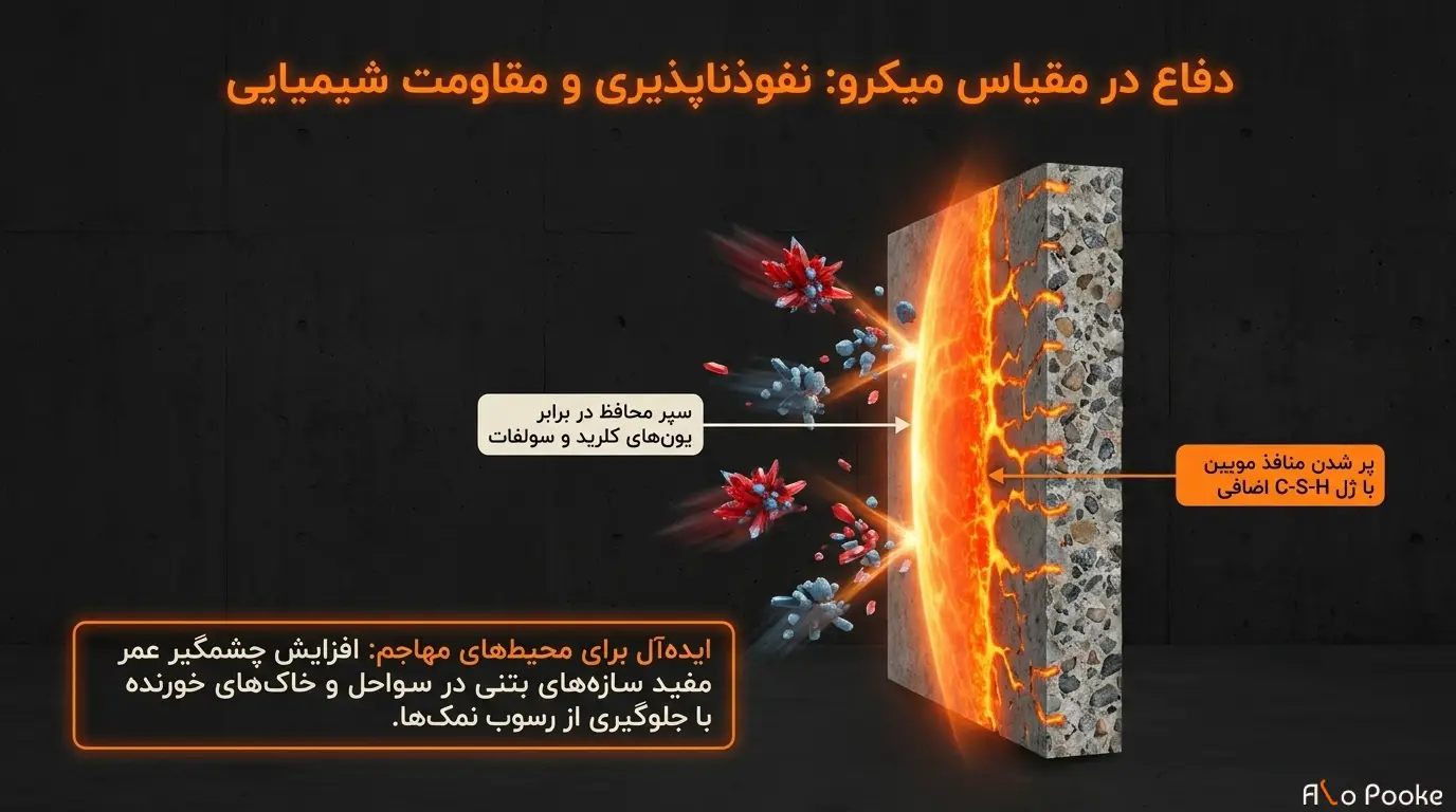 نقش پوکه معدنی در بهبود عملکرد بتن
