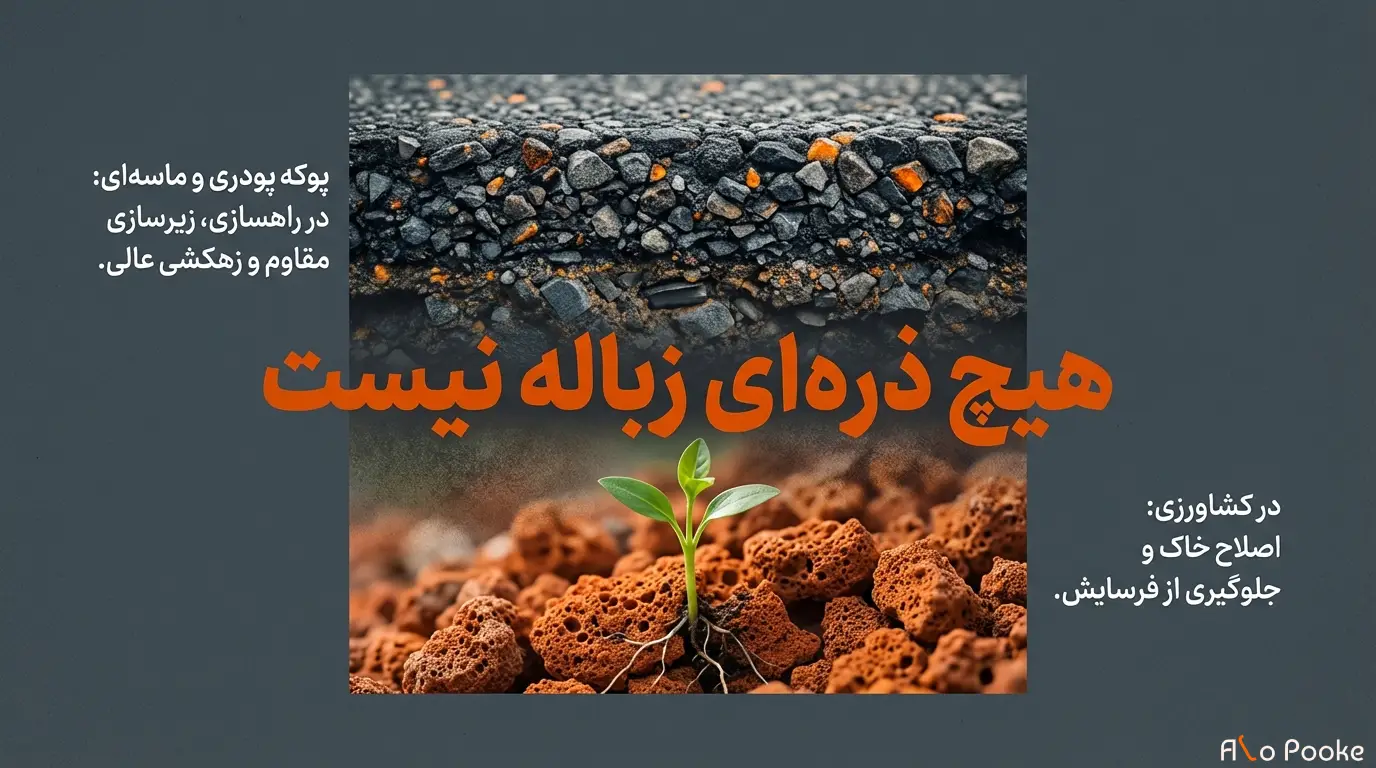 پوکه معدنی در فرآیند بازیافت و حفاظت از محیط_زیست