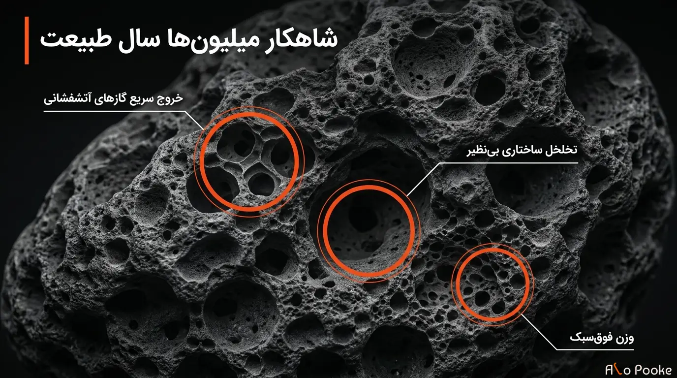 پوکه معدنی چگونه تولید می‌شود؟ راهنمای جامع استخراج و فرآوری