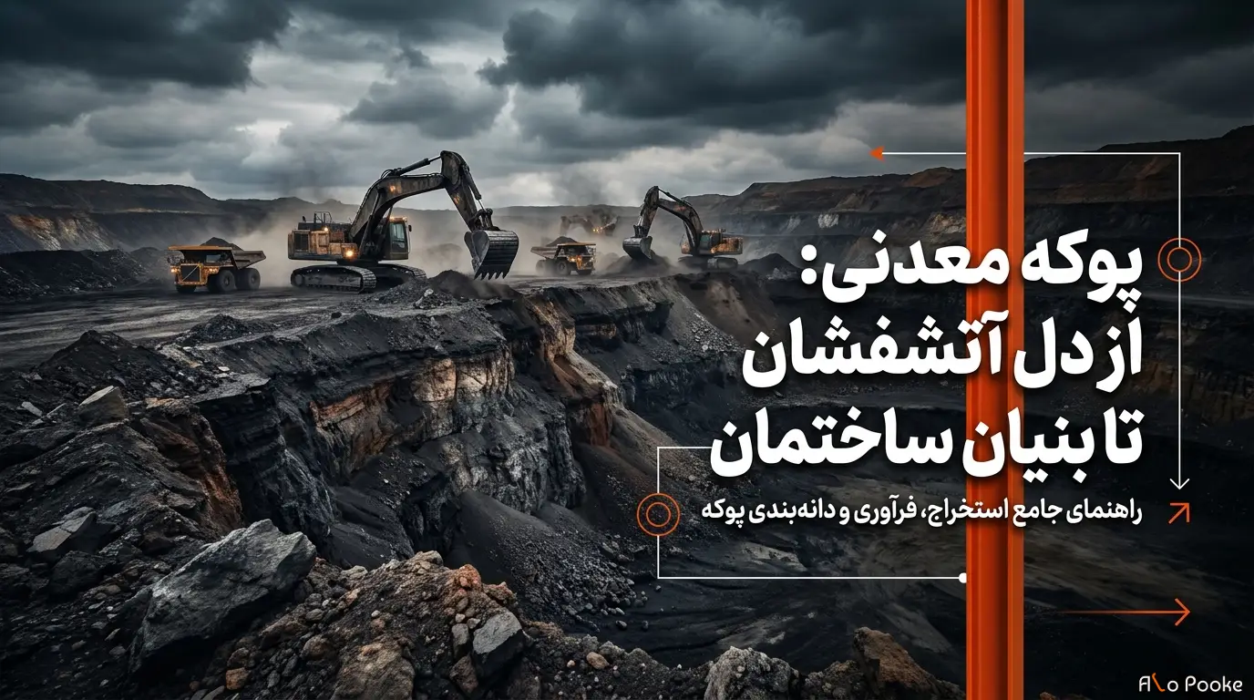 پوکه معدنی چگونه تولید می‌شود؟ راهنمای جامع استخراج و فرآوری