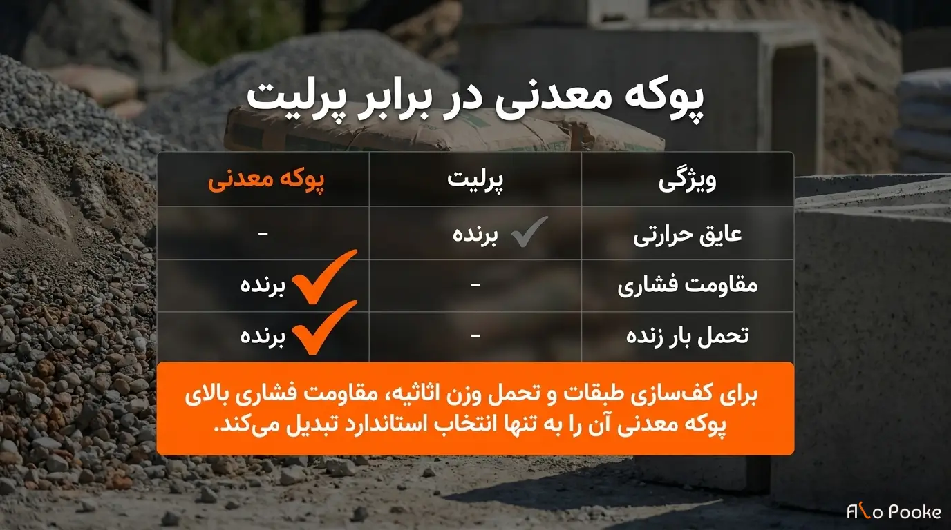 پوکه معدنی؛ انتخابی ایده‌آل برای پروژه‌های بازسازی و تعمیرات ساختمان