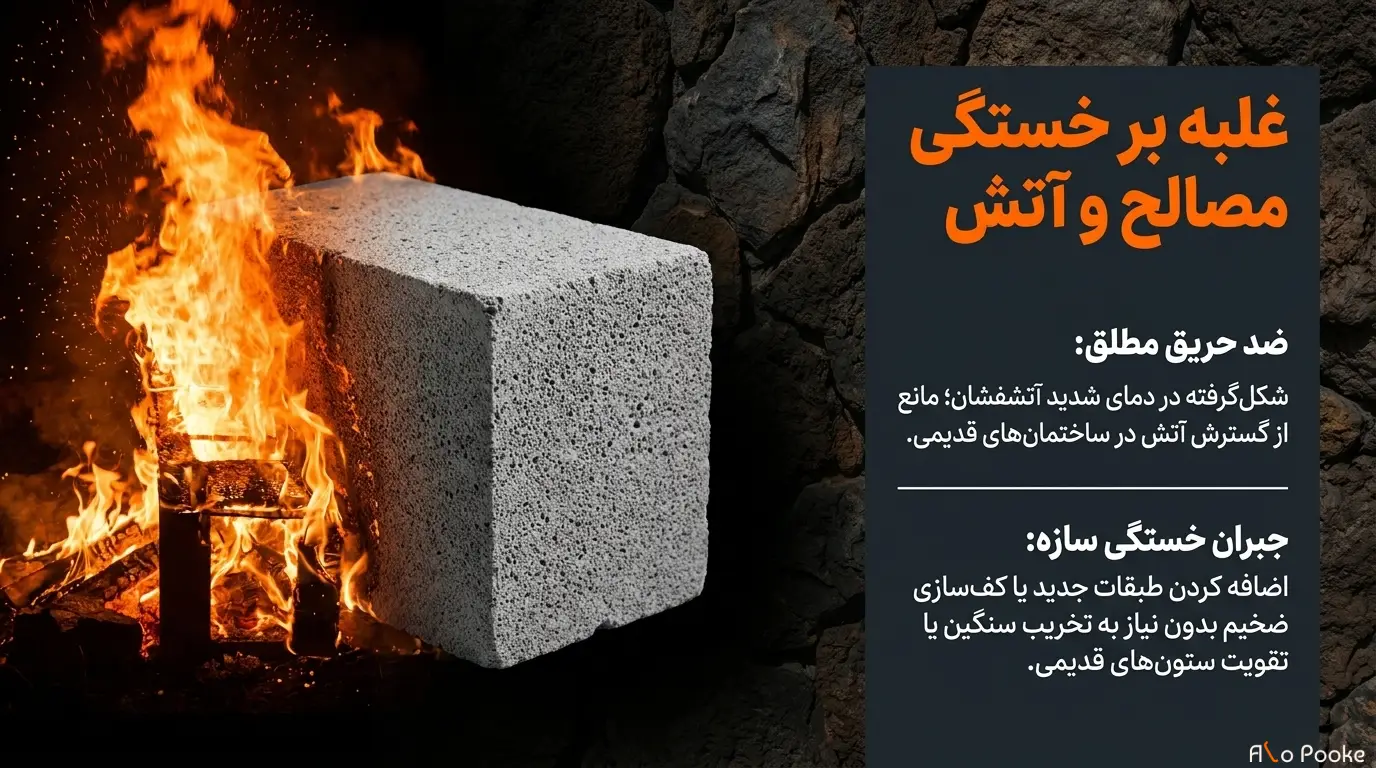 پوکه معدنی؛ انتخابی ایده‌آل برای پروژه‌های بازسازی و تعمیرات ساختمان