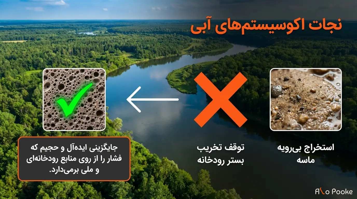 چرا باید از پوکه معدنی در پروژه‌های زیست‌محیطی استفاده کنیم؟