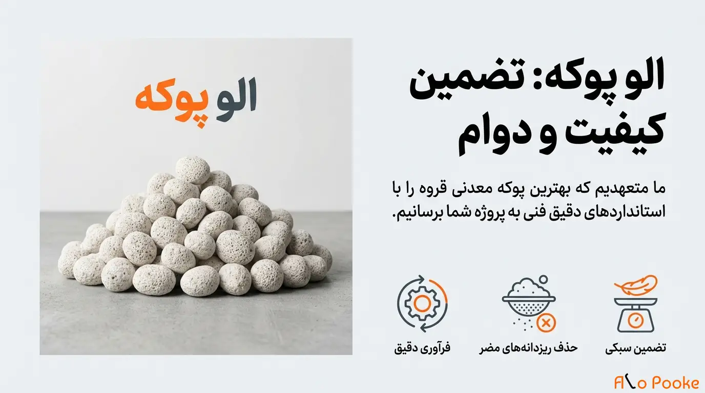 چرا تشخیص کیفیت پوکه معدنی مهم است؟