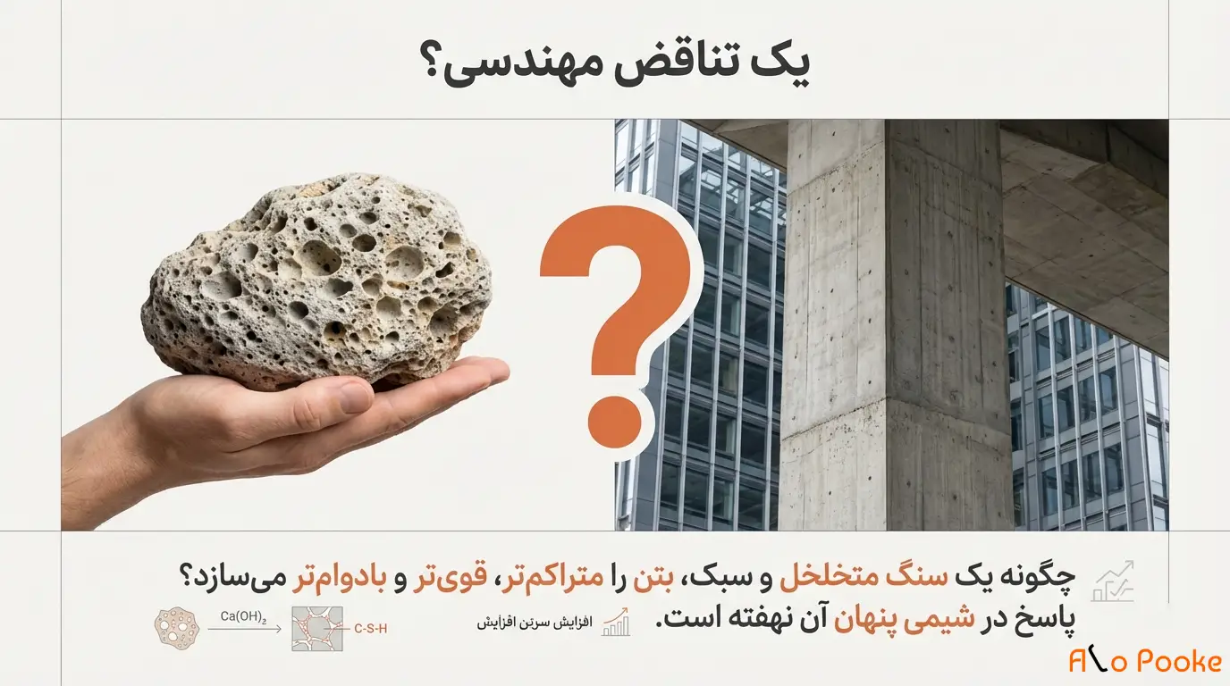 چگونه پوکه معدنی به بهبود کیفیت بتن کمک می_کند؟