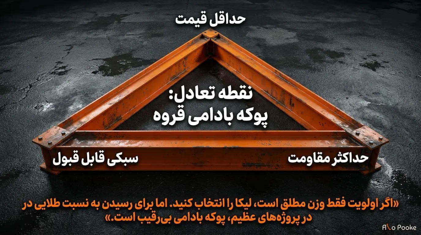 پوکه بادامی یا پوکه صنعتی؛ کدام سبکتر است؟
