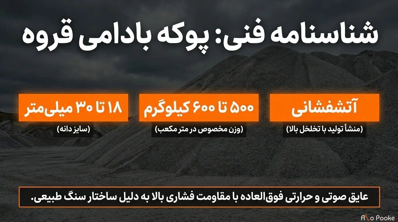 پوکه بادامی یا پوکه صنعتی؛ کدام سبکتر است؟