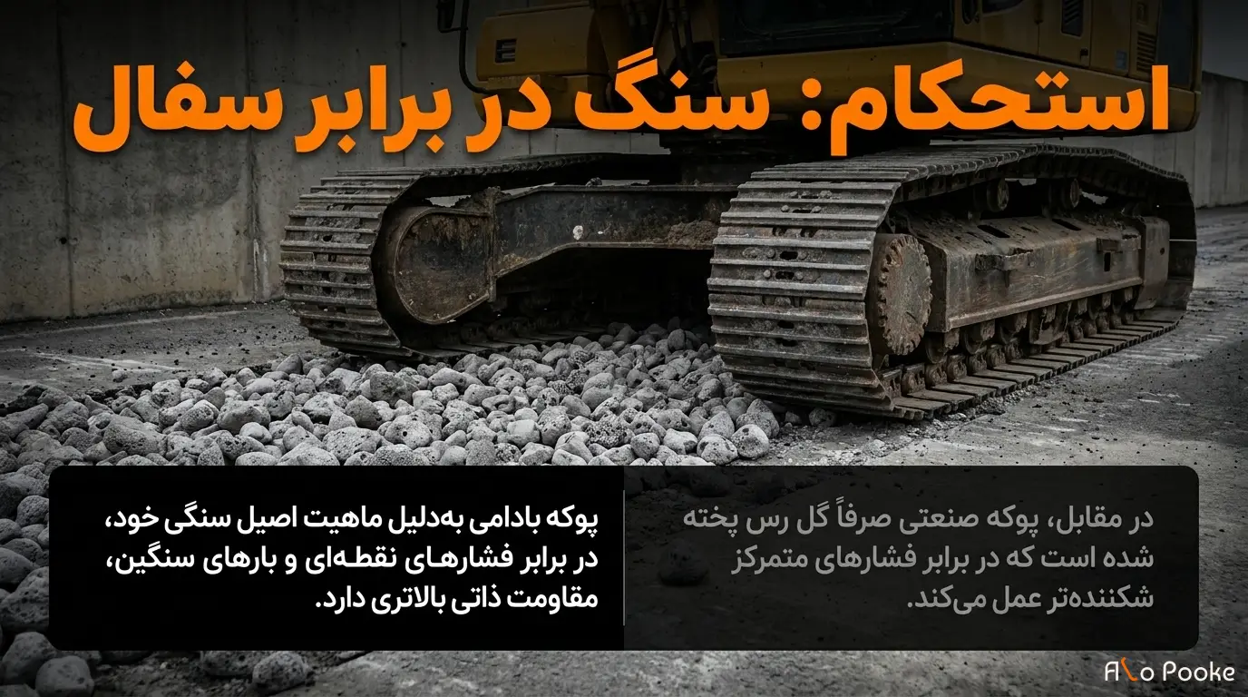 پوکه بادامی یا پوکه صنعتی؛ کدام سبکتر است؟