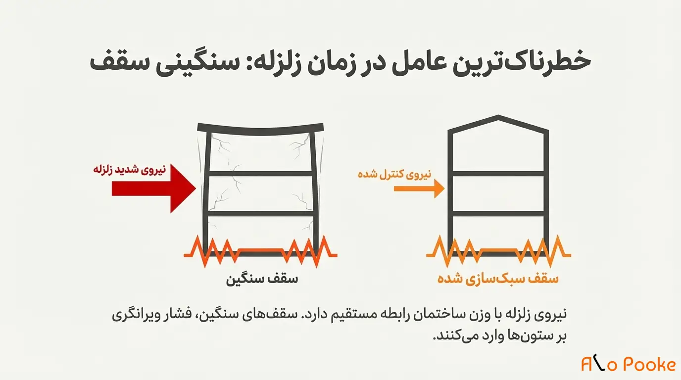 چرا پیمانکاران از پوکه عدسی در سقف تیرچه بلوک استفاده میکنند؟