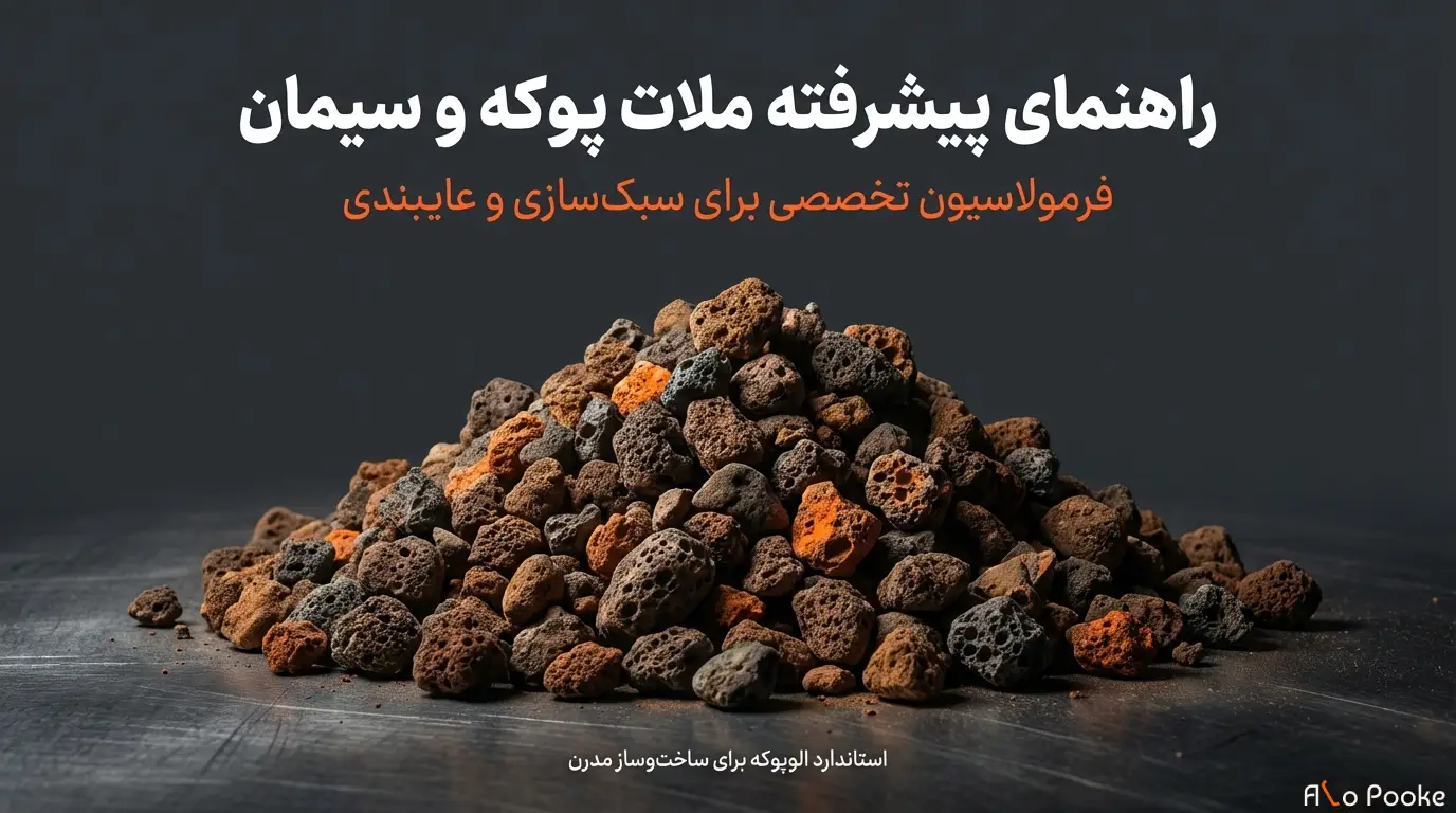 پوکه ماسه‌ای چرا با سیمان ترکیب می‌شود؟