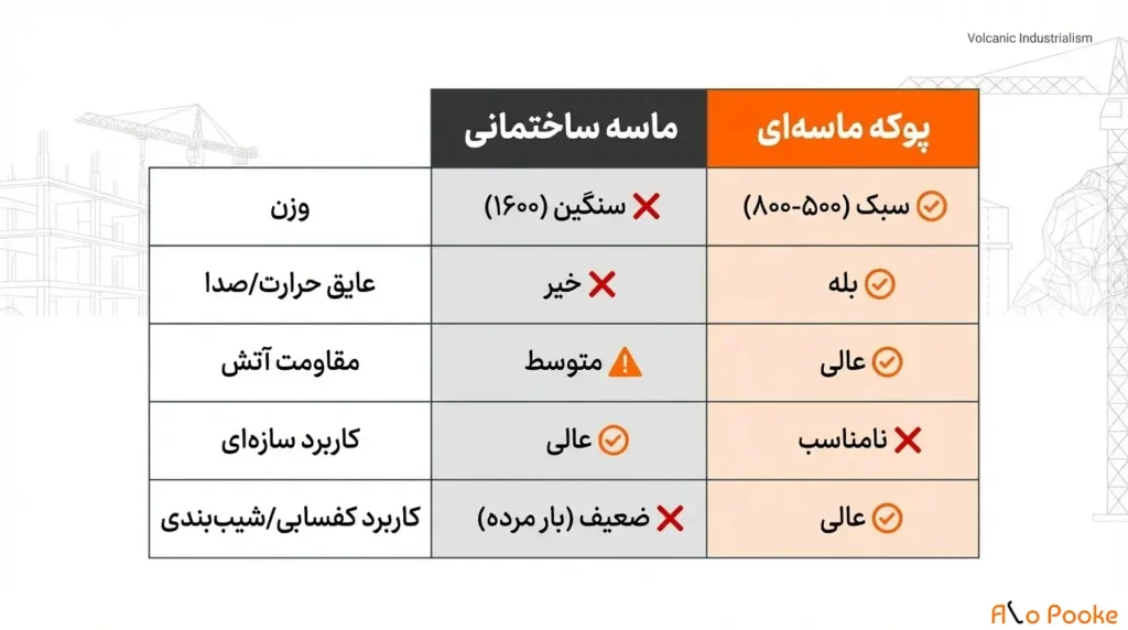 آیا پوکه ماسهای میتواند جایگزین ماسه ساختمانی شود؟