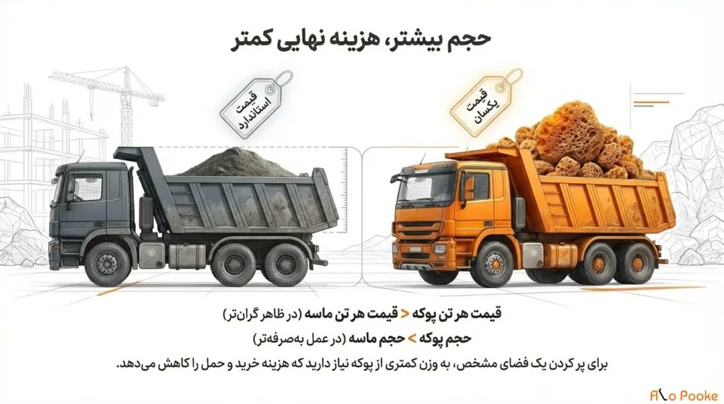 آیا پوکه ماسهای میتواند جایگزین ماسه ساختمانی شود؟