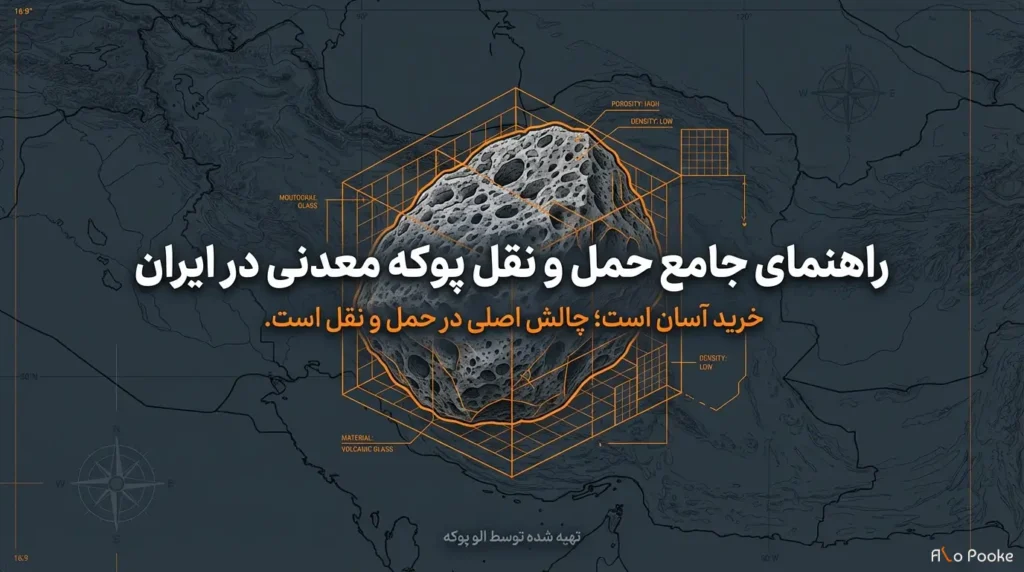 روش‌های حمل و نقل پوکه معدنی در ایران