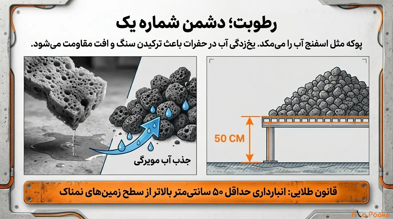 پوکه عدسی را چگونه نگهداری کنیم تا کیفیتش حفظ شود؟