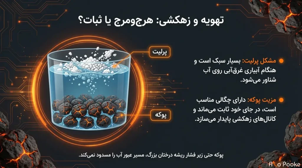 پوکه عدسی یا پرلیت؛ کدام برای کشاورزی بهتر است؟