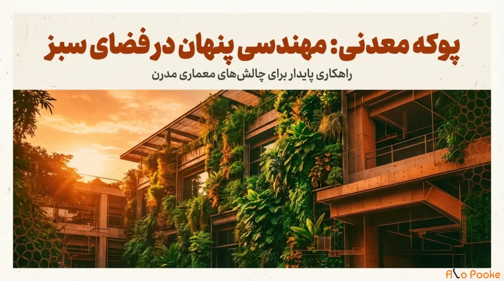 پوکه معدنی در طراحی و ساخت باغ‌های عمودی و سقف‌های سبز