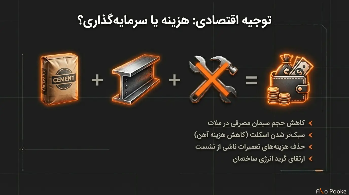 چرا پیمانکاران از پوکه عدسی در سقف تیرچه بلوک استفاده می‌کنند؟