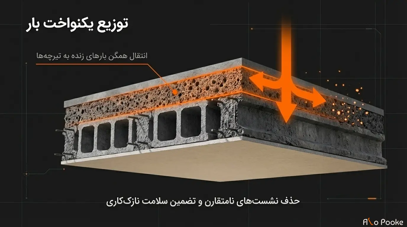 چرا پیمانکاران از پوکه عدسی در سقف تیرچه بلوک استفاده می‌کنند؟