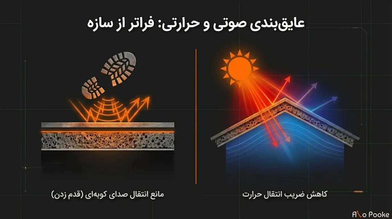 چرا پیمانکاران از پوکه عدسی در سقف تیرچه بلوک استفاده می‌کنند؟
