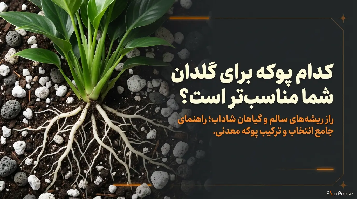 پوکه برای گلدان